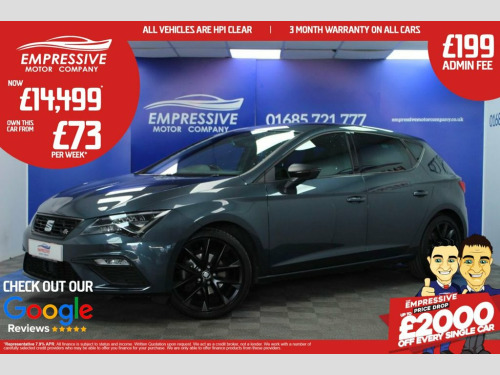 SEAT Leon  1.5 TSI EVO FR Black Edition Hatchback 5dr Petrol 