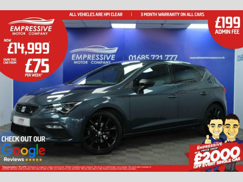 SEAT Leon  1.5 TSI EVO FR Black Edition Hatchback 5dr Petrol 