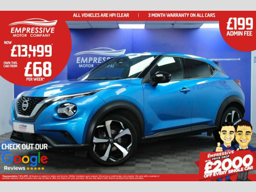 Nissan Juke  1.0 DIG-T Tekna SUV 5dr Petrol Manual Euro 6 (s/s)