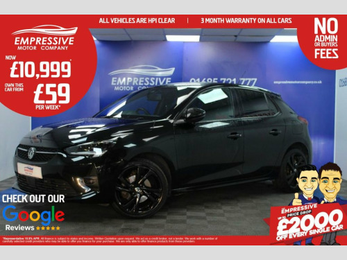 Vauxhall Corsa  1.2 Turbo SRi Premium Hatchback 5dr Petrol Manual 