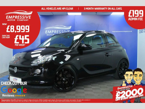 Vauxhall ADAM  1.2i ENERGISED Hatchback 3dr Petrol Manual Euro 6  
