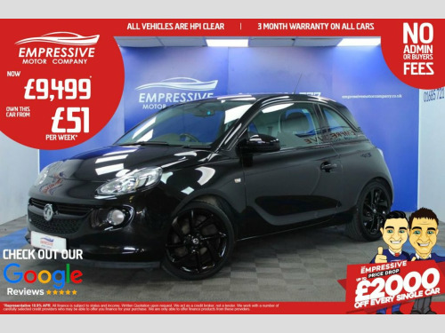 Vauxhall ADAM  1.2i ENERGISED Hatchback 3dr Petrol Manual Euro 6 