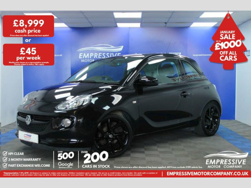 Vauxhall ADAM  1.2i ENERGISED Hatchback 3dr Petrol Manual Euro 6  