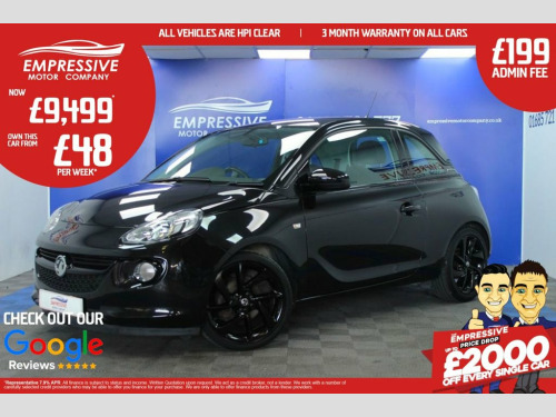 Vauxhall ADAM  1.2i ENERGISED Hatchback 3dr Petrol Manual Euro 6