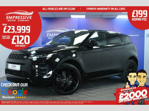 Land Rover Range Rover Evoque  2.0 P200 MHEV R-Dynamic SE SUV 5dr Petrol Auto 4WD
