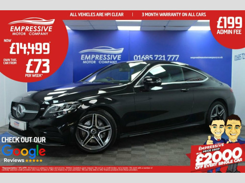 Mercedes-Benz C-Class C180 1.6 C180 AMG Line Coupe 2dr Petrol Manual Euro 6 (