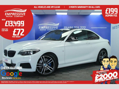 BMW 2 Series  1.5 218i GPF M Sport Coupe 2dr Petrol Manual Euro 