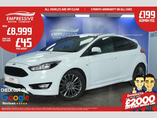 Ford Focus  1.0T EcoBoost ST-Line Hatchback 5dr Petrol Manual 