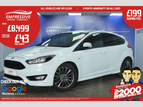 Ford Focus  1.0T EcoBoost ST-Line Hatchback 5dr Petrol Manual  