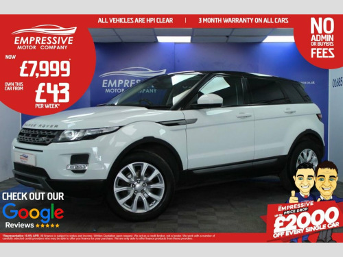 Land Rover Range Rover Evoque  2.2 SD4 Pure SUV 5dr Diesel Auto 4WD Euro 5 (s/s) 
