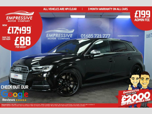 Audi S3  2.0 TFSI Sportback 5dr Petrol S Tronic quattro Eur