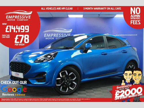 Ford Puma  1.0T EcoBoost MHEV ST-Line X SUV 5dr Petrol Manual