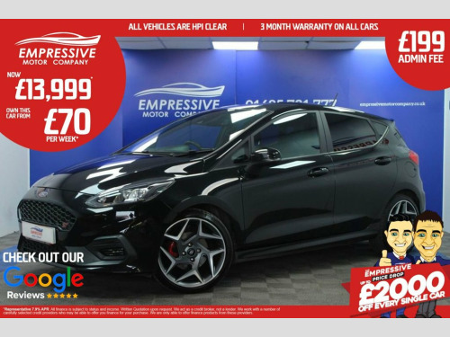 Ford Fiesta  1.5T EcoBoost ST-3 Hatchback 5dr Petrol Manual Eur