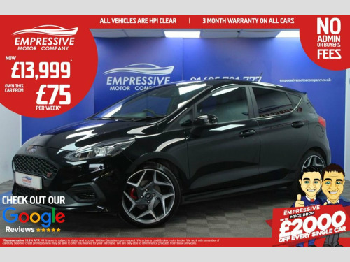 Ford Fiesta  1.5T EcoBoost ST-3 Hatchback 5dr Petrol Manual Eur
