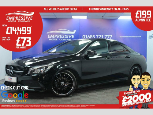 Mercedes-Benz CLA  1.6 CLA200 AMG Line Night Edition Coupe 4dr Petrol