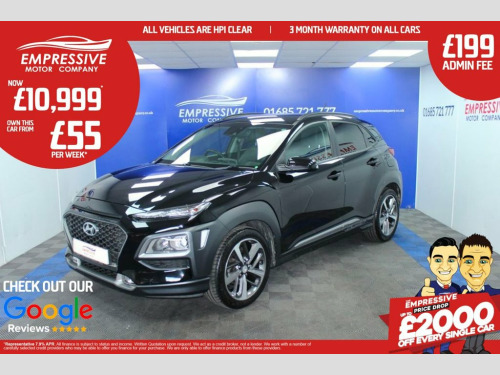 Hyundai Kona  1.0 T-GDi Blue Drive Premium SE SUV 5dr Petrol Man