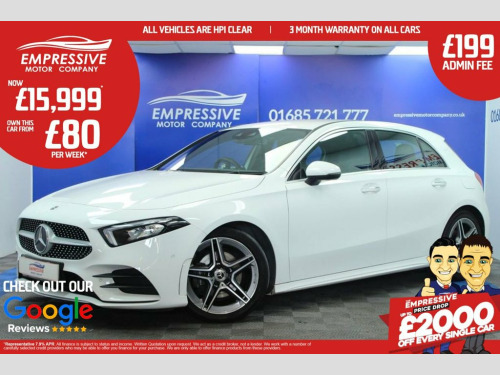 Mercedes-Benz A-Class  1.5 A180d AMG Line (Premium) Hatchback 5dr Diesel 