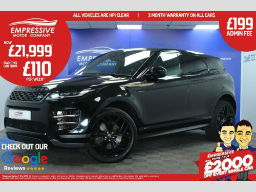 Land Rover Range Rover Evoque  2.0 D180 R-Dynamic SE SUV 5dr Diesel Auto 4WD Euro