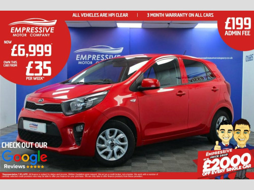 Kia Picanto  1.0 2 Hatchback 5dr Petrol Manual Euro 6 (66 bhp) 