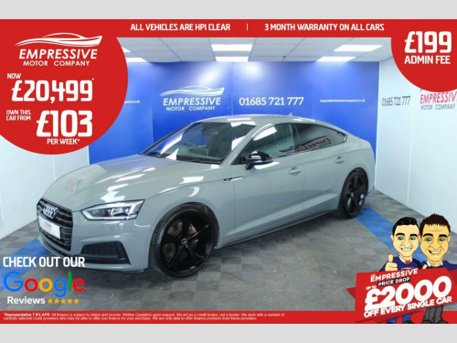 Audi A5  2.0 TDI 40 Black Edition Sportback 5dr Diesel S Tr 