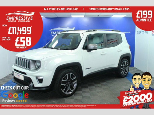 Jeep Renegade  1.6 MultiJetII Limited SUV 5dr Diesel Manual Euro 