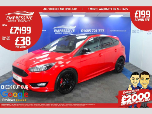 Ford Focus  1.5T EcoBoost Zetec S Red Edition Hatchback 5dr Pe