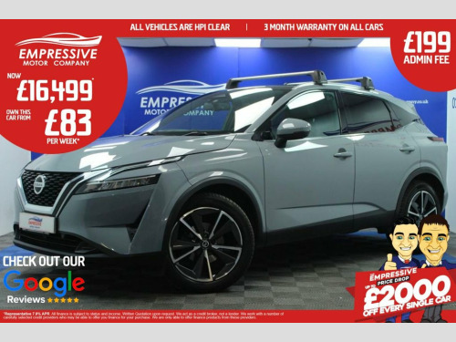 Nissan Qashqai  1.3 DIG-T MHEV Tekna SUV 5dr Petrol Hybrid Manual 