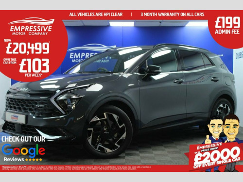 Kia Sportage  1.6 T-GDi GT-Line SUV 5dr Petrol Manual Euro 6 (s/