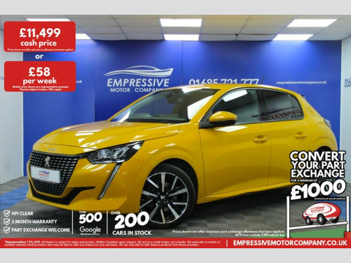 Peugeot 208  1.2 PureTech Allure Hatchback 5dr Petrol Manual Eu 