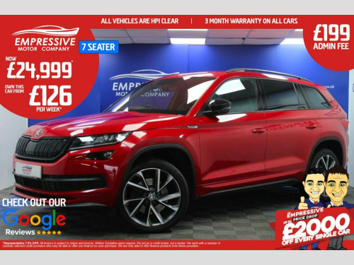 Skoda Kodiaq  2.0 TSI SportLine SUV 5dr Petrol DSG 4WD Euro 6 (s
