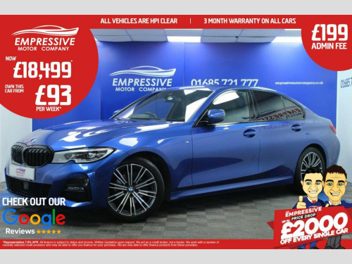 BMW 3 Series  2.0 320d M Sport Saloon 4dr Diesel Manual Euro 6 (