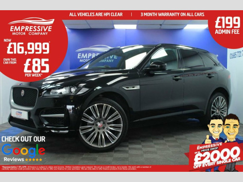 Jaguar F-PACE  2.0 D165 R-Sport SUV 5dr Diesel Manual Euro 6 (s/s