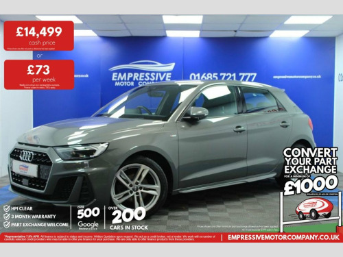 Audi A1  1.0 TFSI 30 S line Sportback 5dr Petrol S Tronic E 