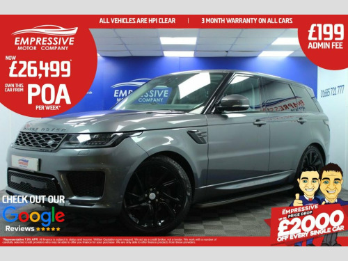 Land Rover Range Rover Sport  3.0 SD V6 HSE Dynamic SUV 5dr Diesel Auto 4WD Euro