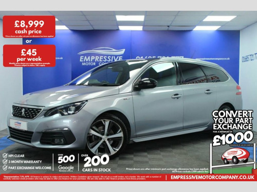 Peugeot 308 SW  1.5 BlueHDi GT Line Estate 5dr Diesel Manual Euro  