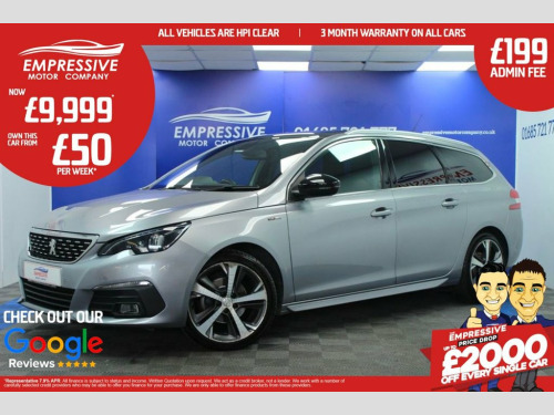 Peugeot 308 SW  1.5 BlueHDi GT Line Estate 5dr Diesel Manual Euro 