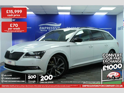 Skoda Superb  2.0 TDI SportLine Estate 5dr Diesel DSG Euro 6 (s/ 