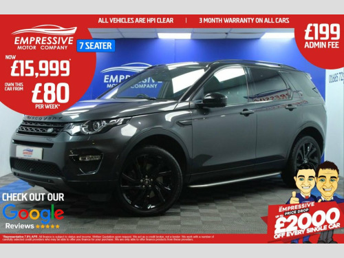 Land Rover Discovery Sport  2.0 SD4 HSE Black SUV 5dr Diesel Auto 4WD Euro 6 (