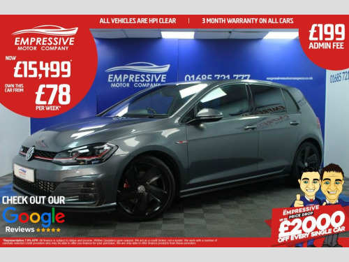 Volkswagen Golf  2.0 TSI GTI Hatchback 5dr Petrol DSG Euro 6 (s/s) 