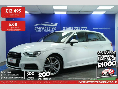 Audi A3  1.5 TFSI CoD 35 S line Sportback 5dr Petrol Manual 