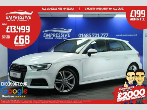Audi A3  1.5 TFSI CoD 35 S line Sportback 5dr Petrol Manual 