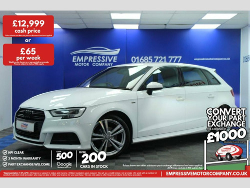 Audi A3  1.5 TFSI CoD 35 S line Sportback 5dr Petrol Manual 
