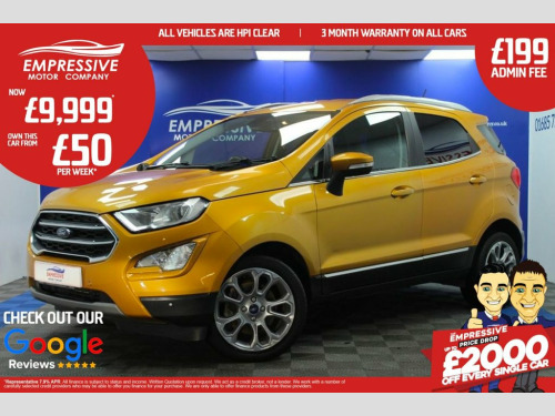 Ford EcoSport  1.5 EcoBlue Titanium SUV 5dr Diesel Manual Euro 6 