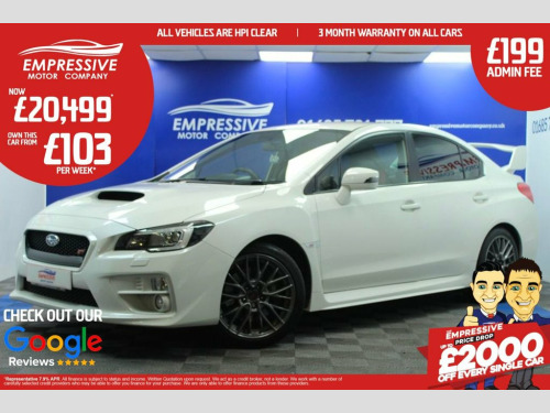 Subaru WRX  2.5T Type UK Saloon 4dr Petrol Manual 4WD Euro 6 ( 