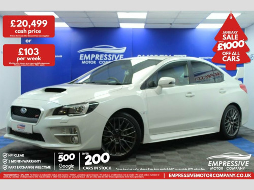 Subaru WRX  2.5T Type UK Saloon 4dr Petrol Manual 4WD Euro 6 ( 
