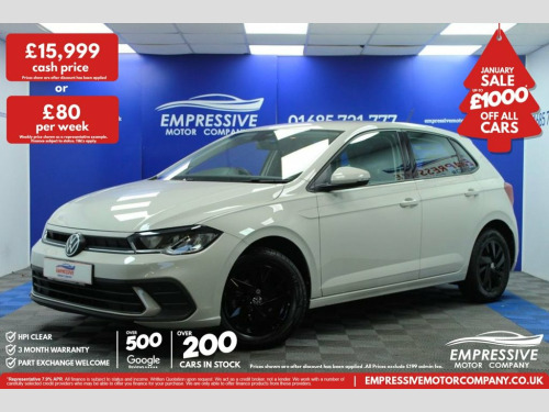 Volkswagen Polo  1.0 TSI Life Hatchback 5dr Petrol Manual Euro 6 (s 