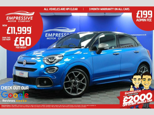 Fiat 500X  1.0 FireFly Turbo Sport SUV 5dr Petrol Manual Euro 