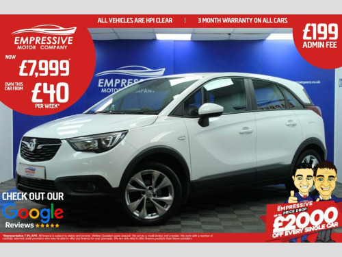 Vauxhall Crossland X  1.2 SE SUV 5dr Petrol Manual Euro 6 (83 ps)