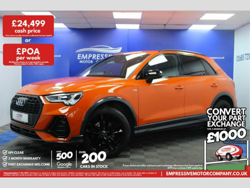 Audi Q3  1.5 TFSI CoD 35 Black Edition SUV 5dr Petrol S Tro 