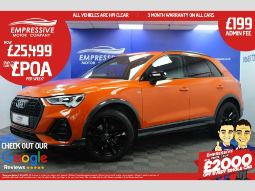 Audi Q3  1.5 TFSI CoD 35 Black Edition SUV 5dr Petrol S Tro 
